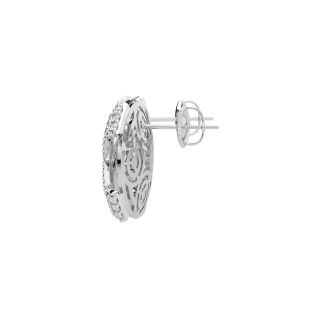 Jack Round Diamond Stud Earrings